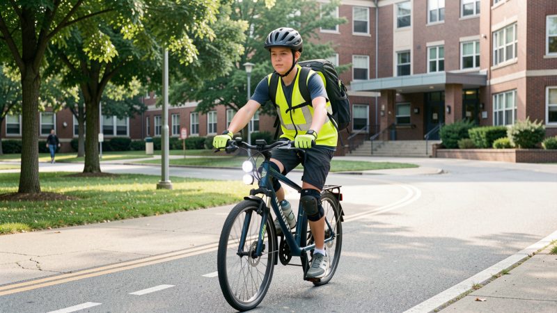 Équipement sécurité vélo adolescent : le kit pour rouler au lycée